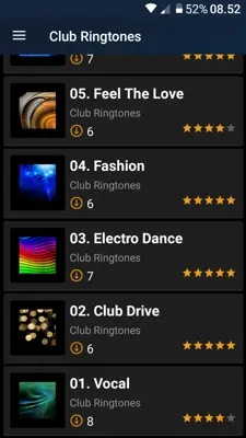 Club Ringtones android App screenshot 10